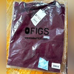 FIGS maternity scrub top- brand new in bag still